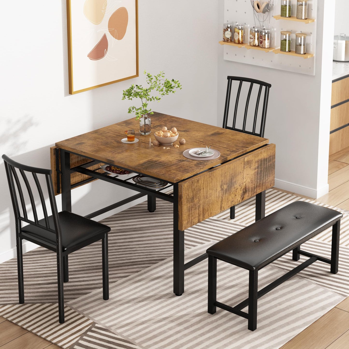 Rustic Brown Dining Table