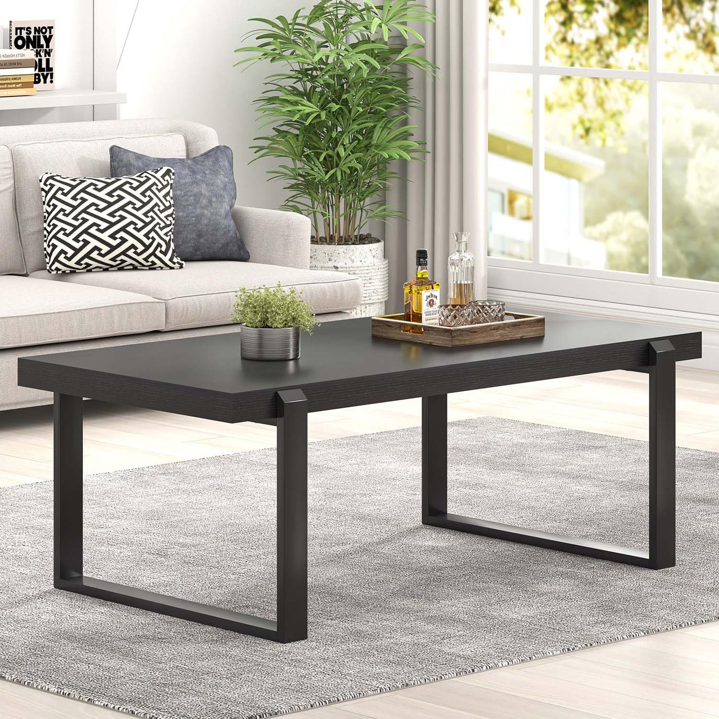 Black Industrial Coffee Table