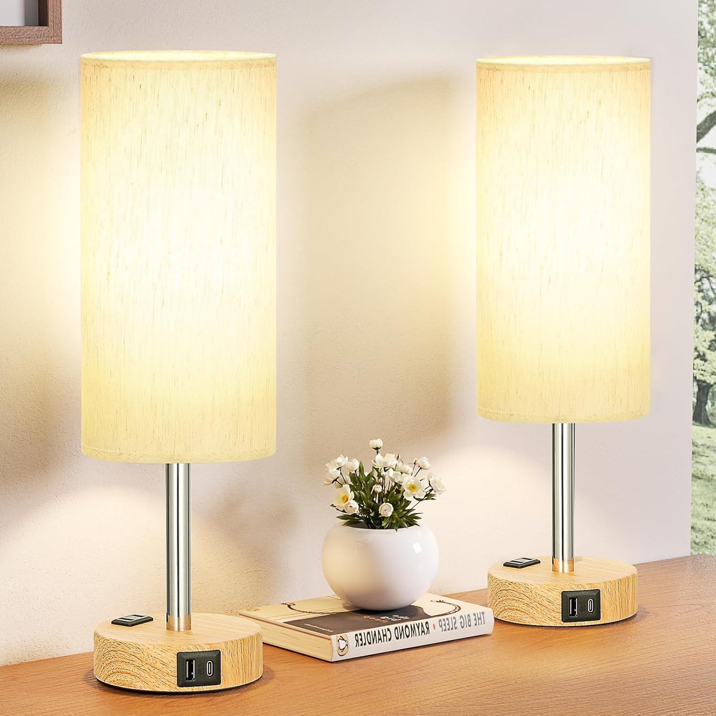 Touch Control Bedside Lamp