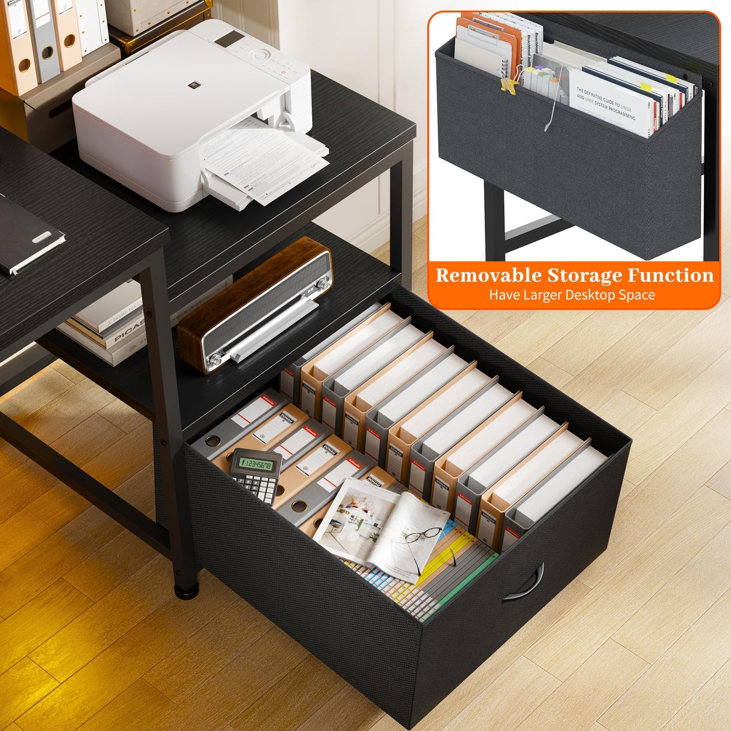 Black Computer Desk