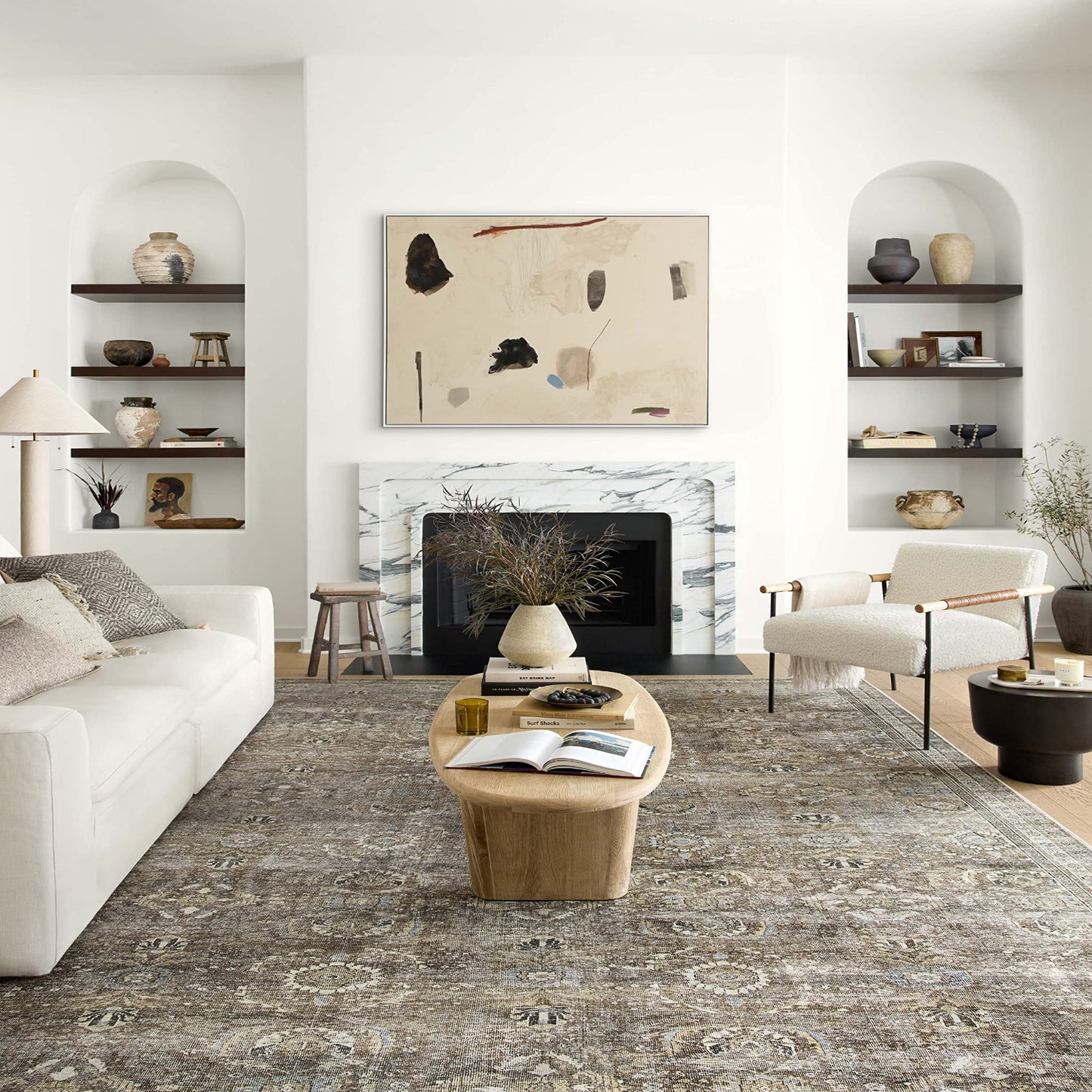 Antique / Moss Area Rug