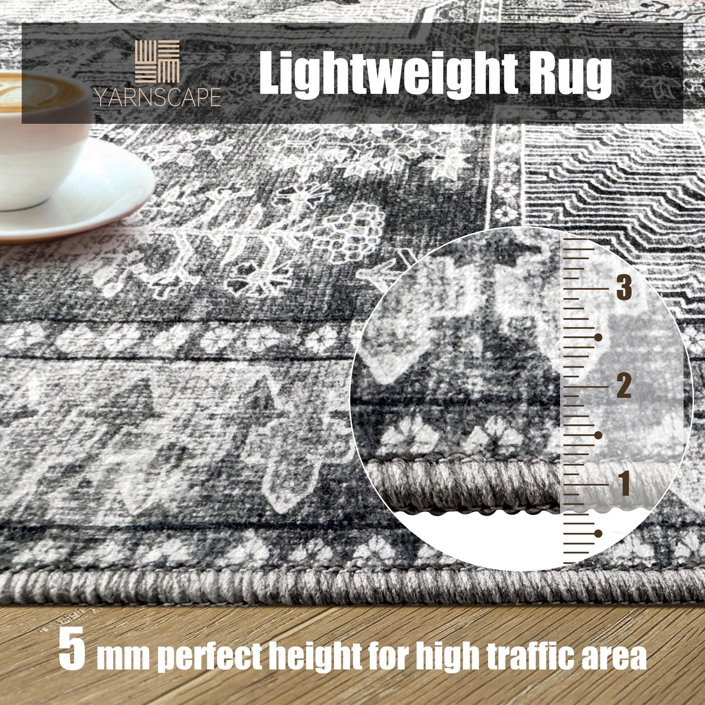 Vintage-grey Area Rugs
