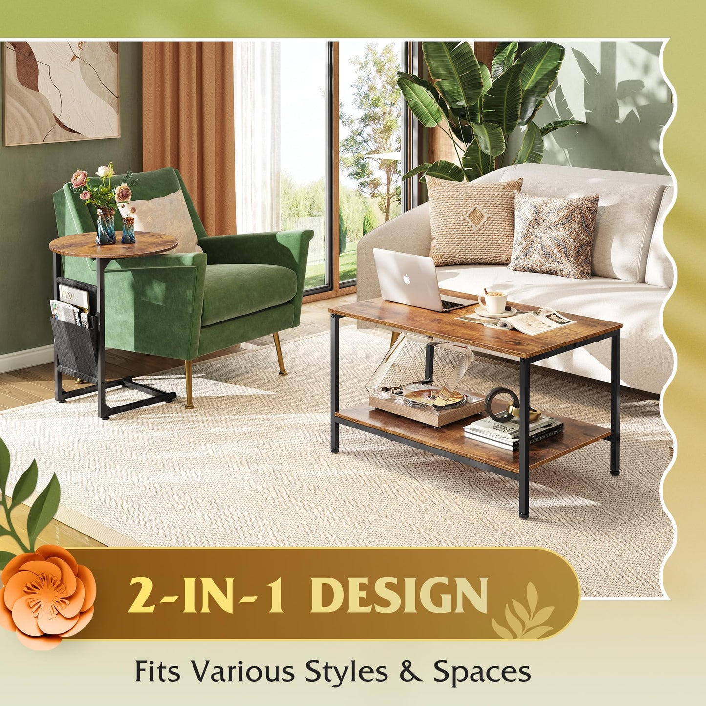 Rustic Brown Coffee Tables