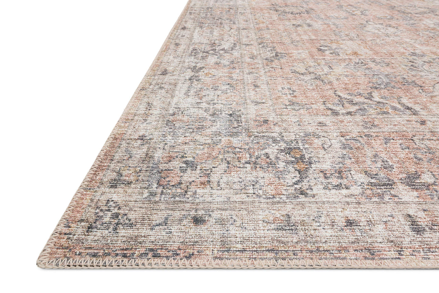 Blush/Grey Area Rug