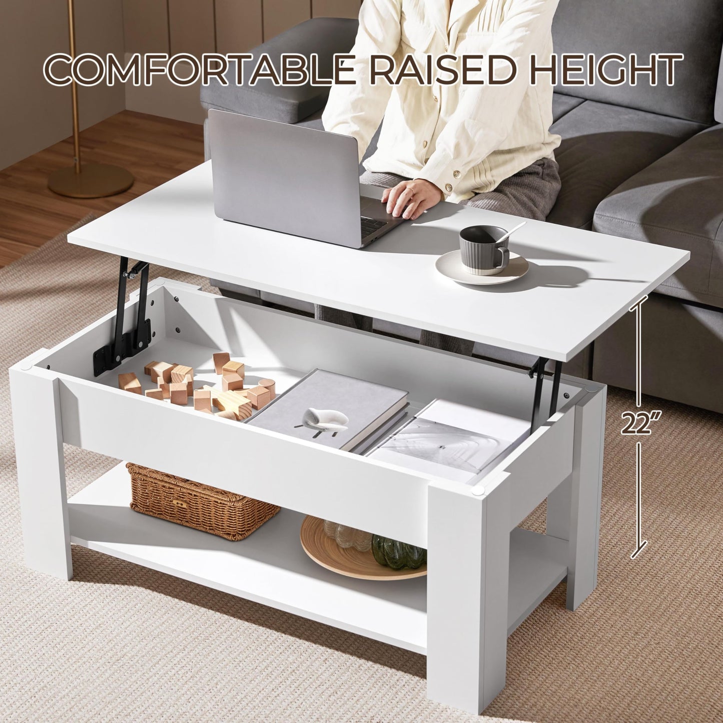 Modern Lift Top Coffee Table