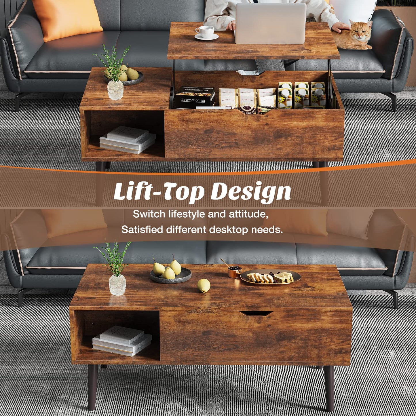 Lift Top Coffee Tables for Living Room