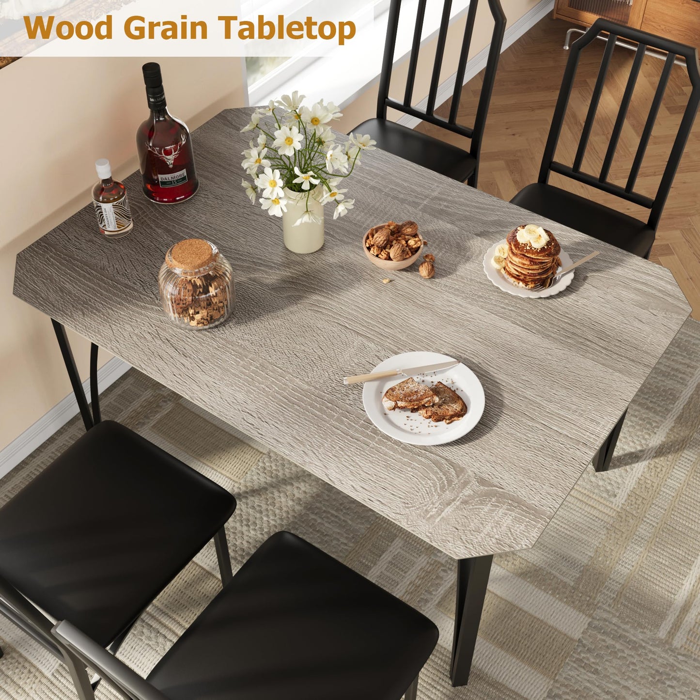 Grey Dining Table Set