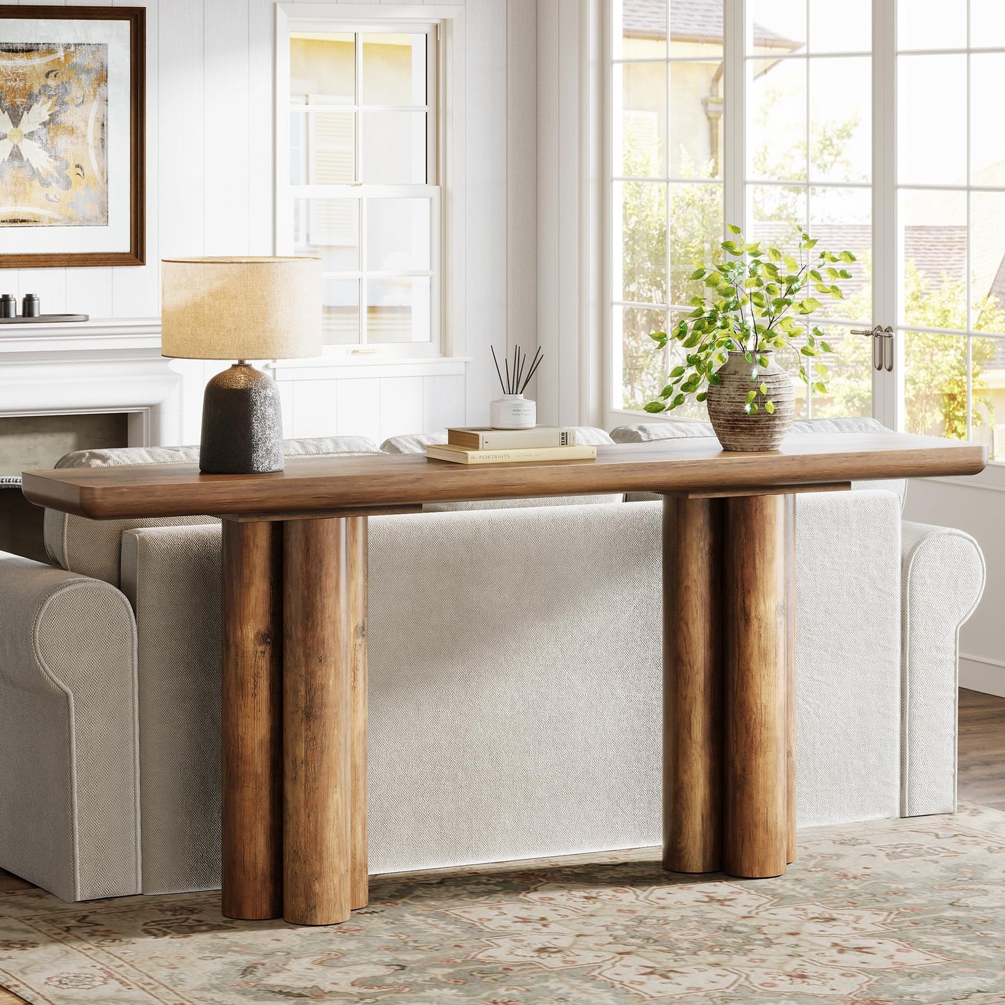 Farmhouse Sofa Console Table