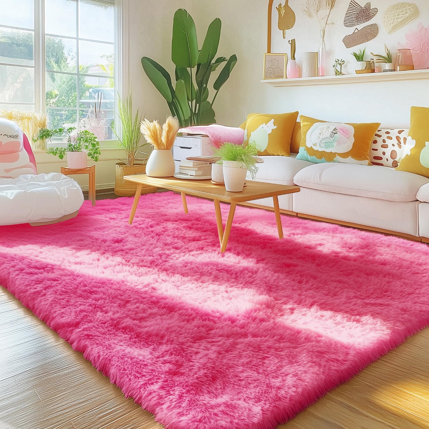 Hot Pink Area Rugs