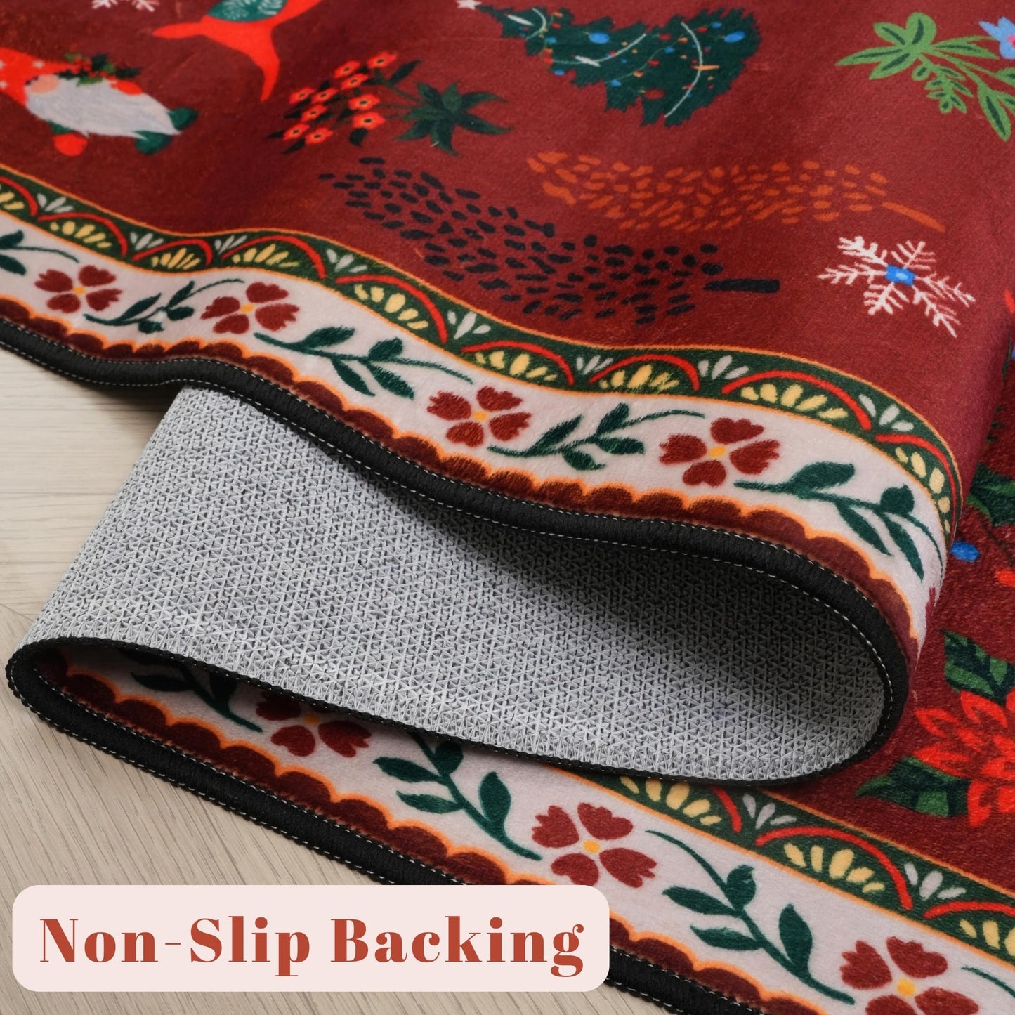 Santa Claus Red Rugs