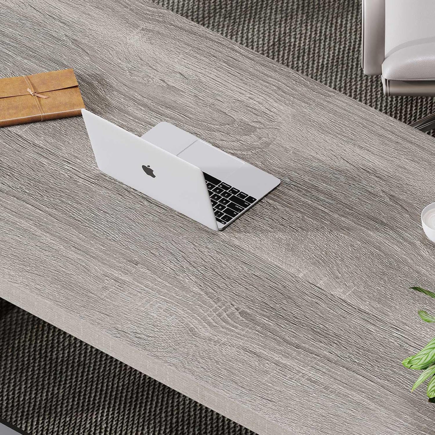 Light Grey Computer Office Desk