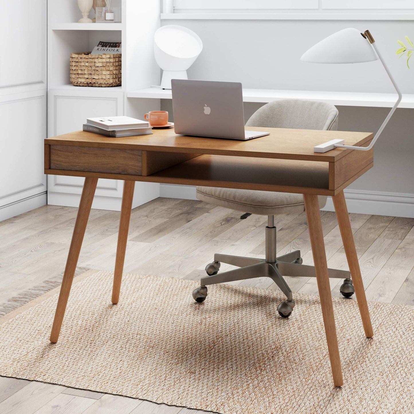 Walnut Computer or Laptop Desk