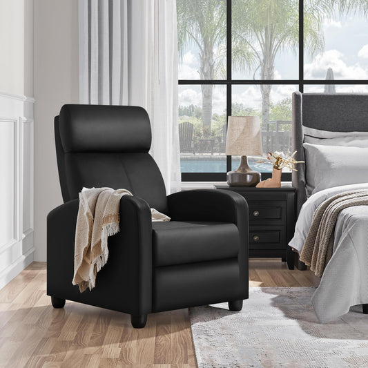 PU Leather Recliner Sofa, Armchair for Living Room