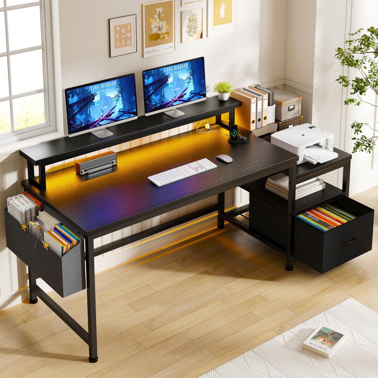 Black Computer Desk