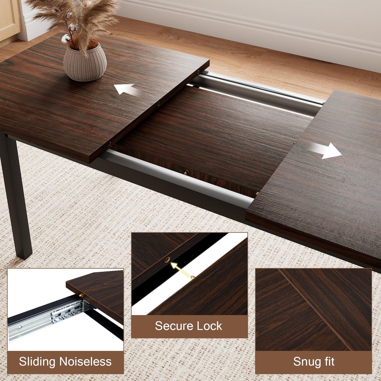 5 Pieces Dining Room Table Set