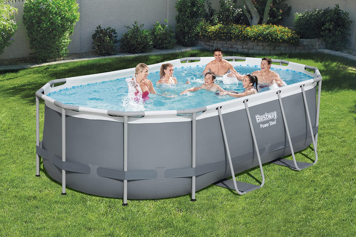 Oval Above Ground Pool Set