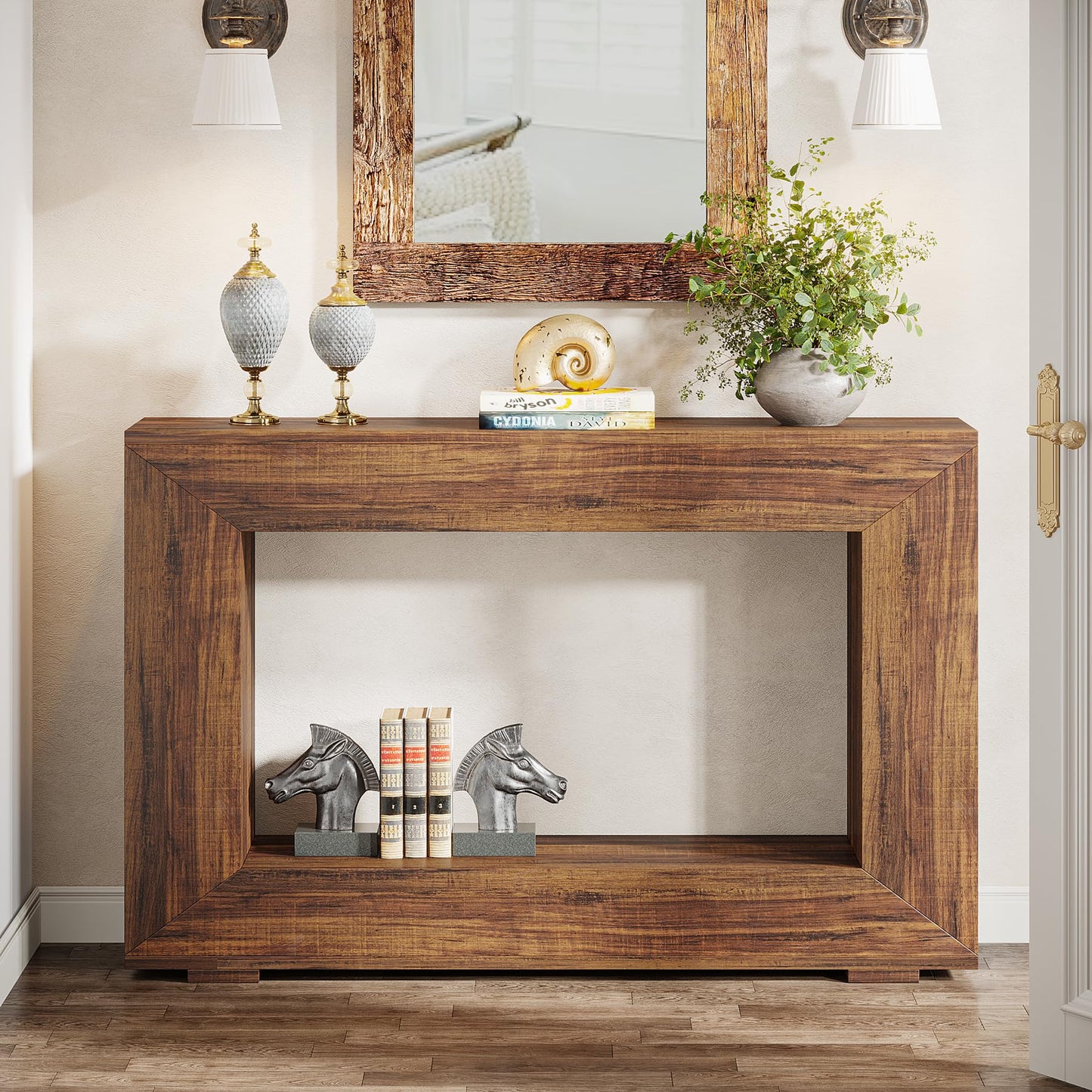 47 Inches Farmhouse Console Table