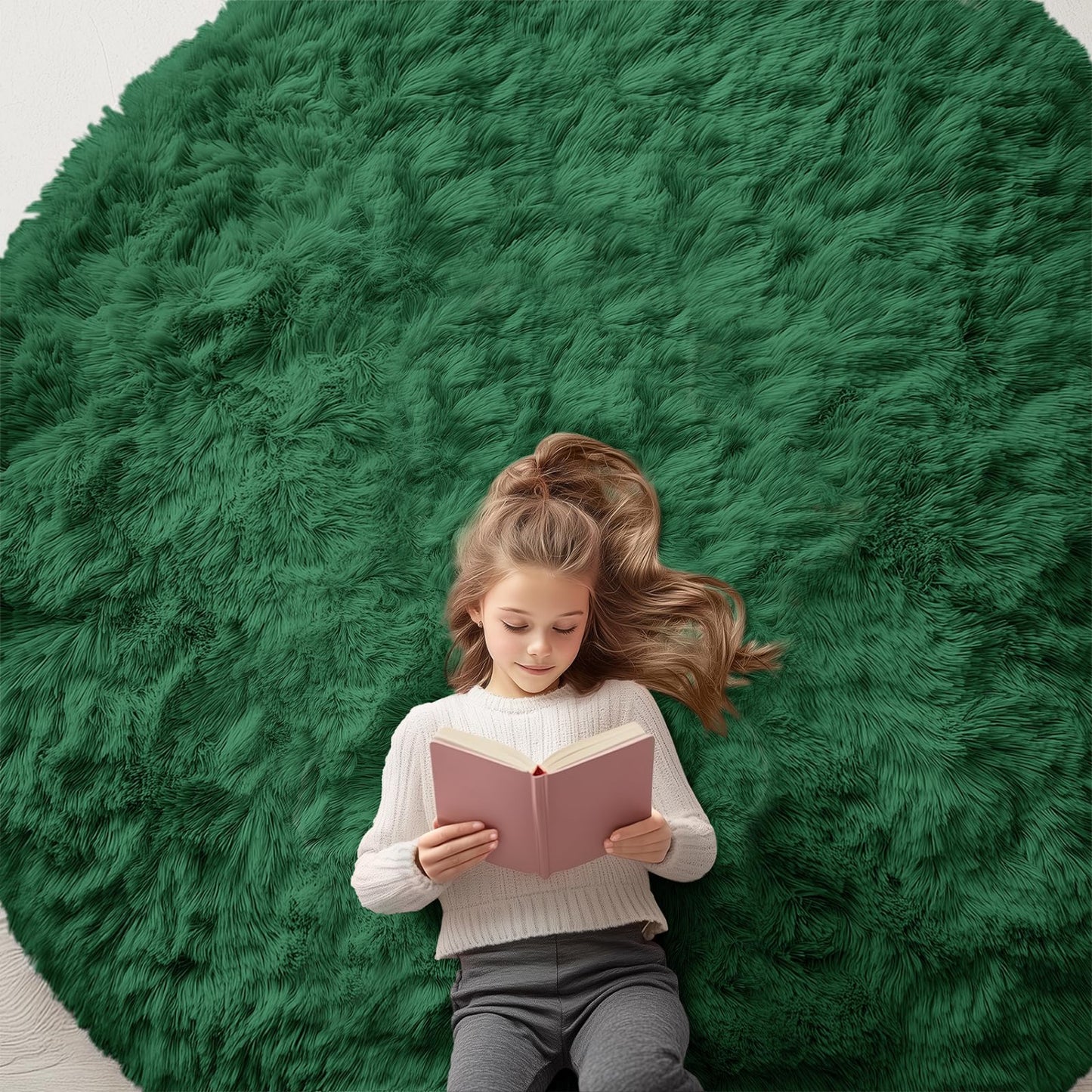 Green Round Rugs