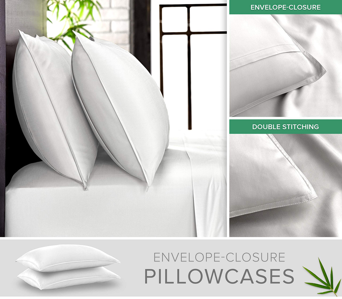 Bamboo bed sheet set