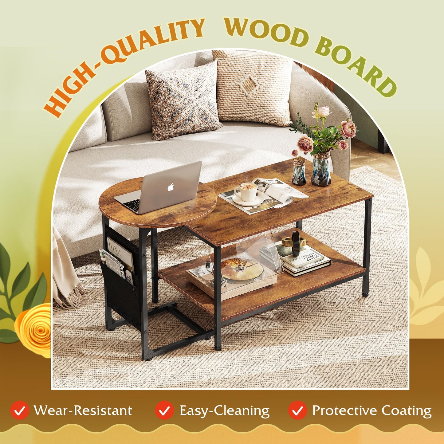 Rustic Brown Coffee Tables