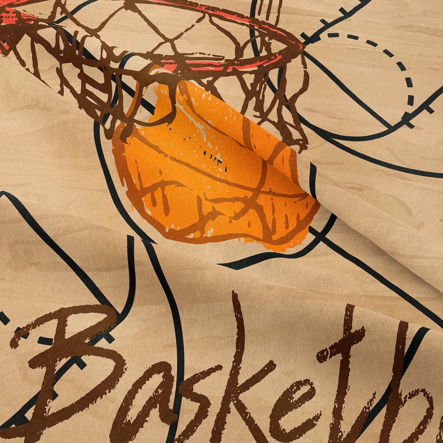 Basketball Bedding Set Twin 3D Printed