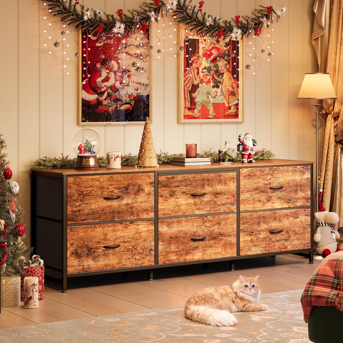 Rustic Brown TV Stand