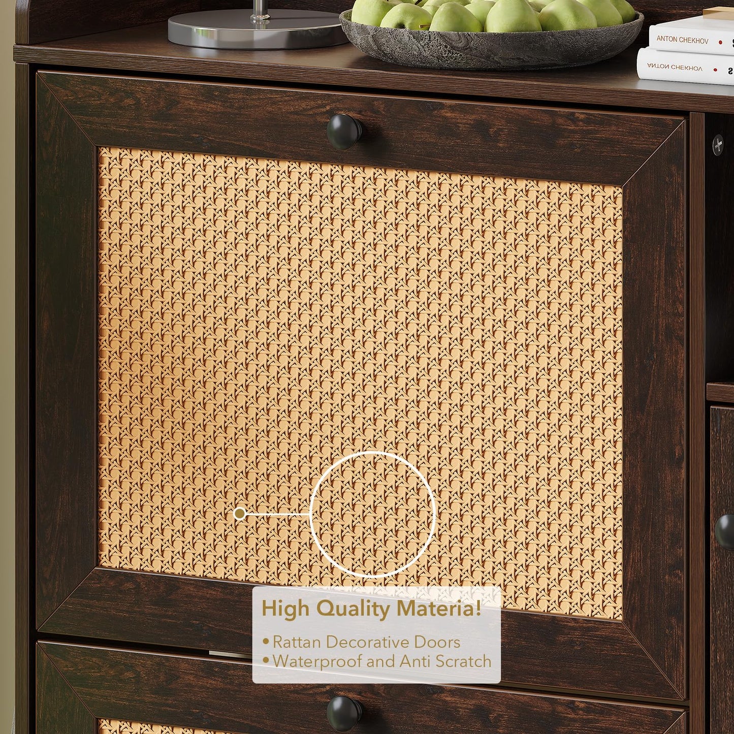 3 Tier Shoe Cabinet with Flip Drawers