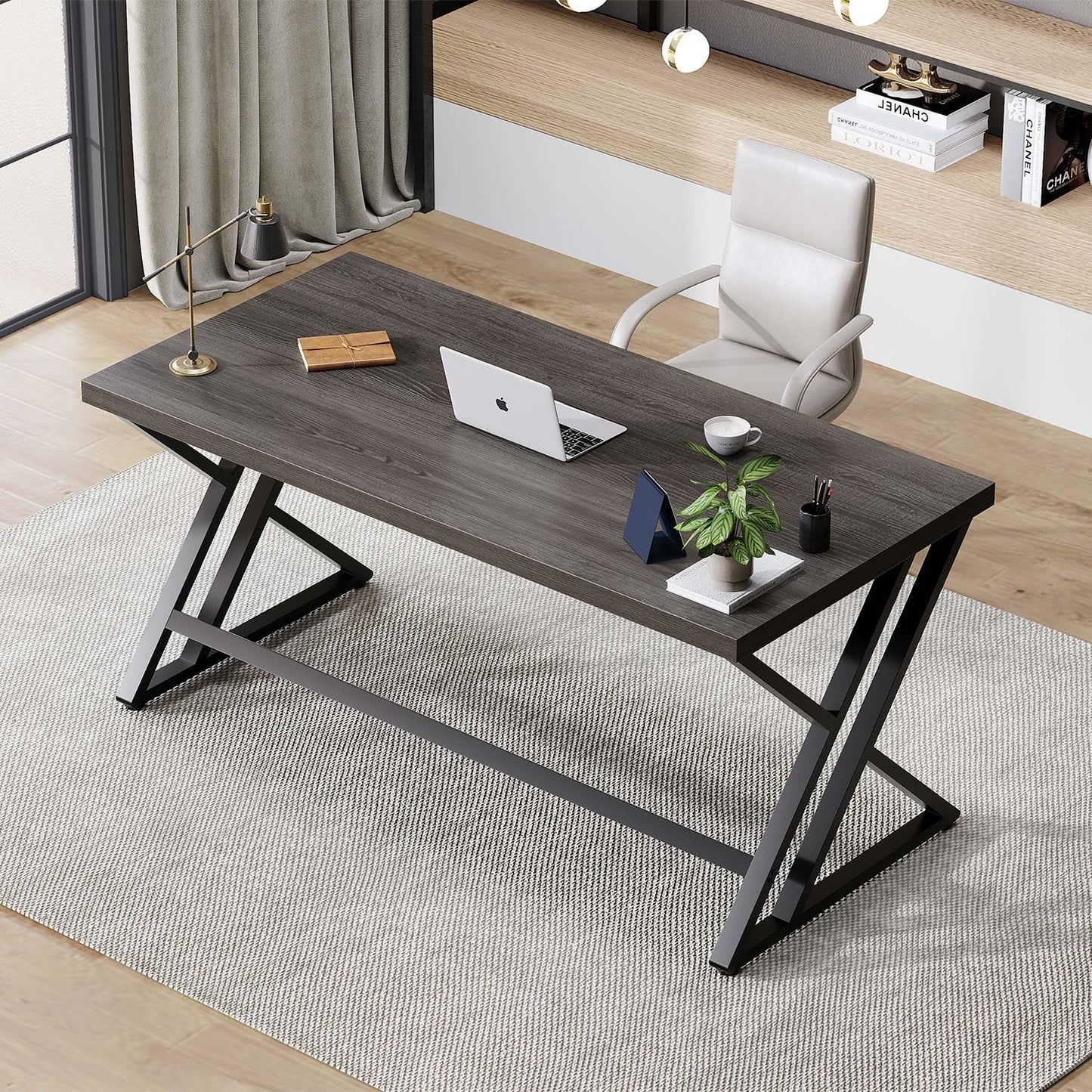 Dark Gray Computer Desk