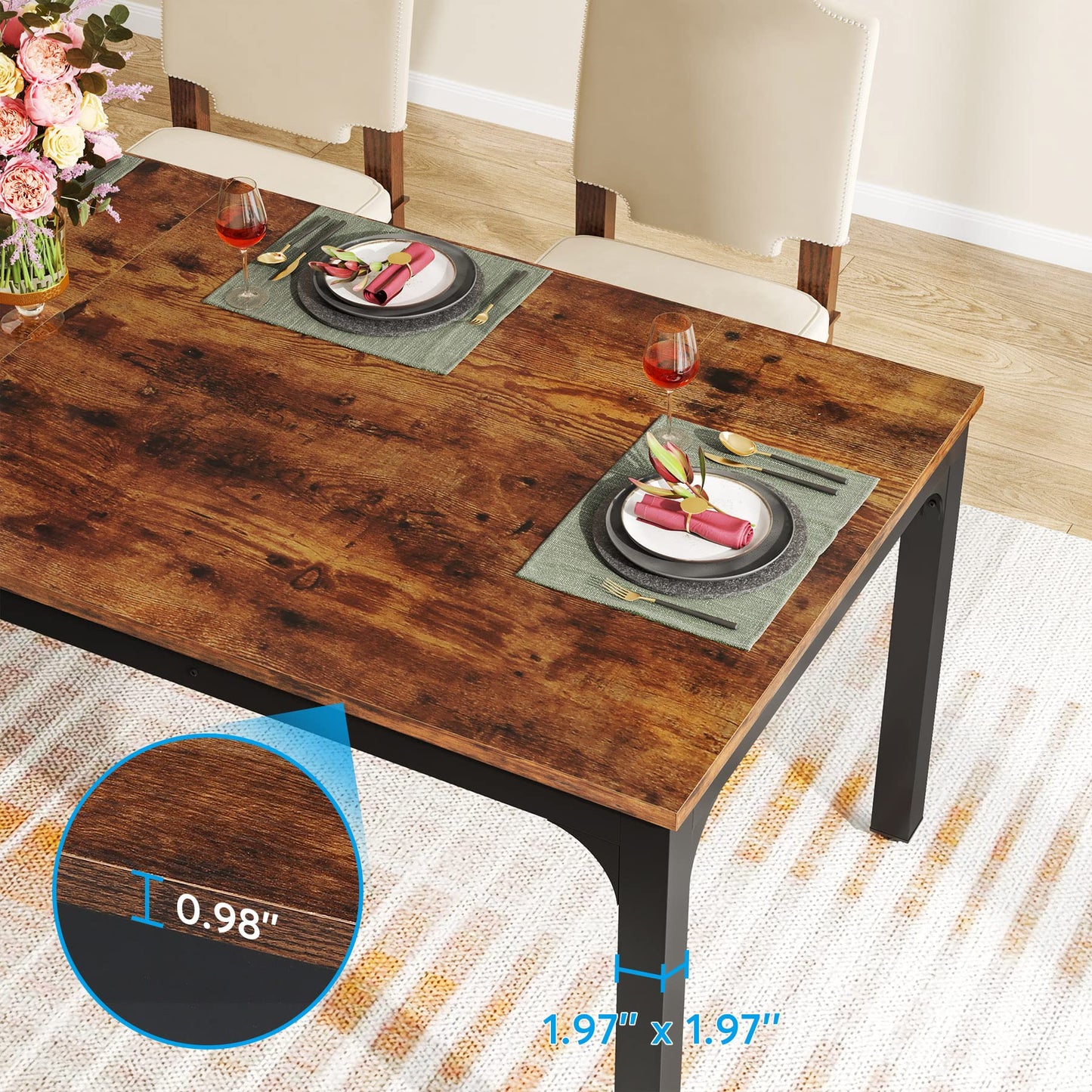 Large Long Dining Table