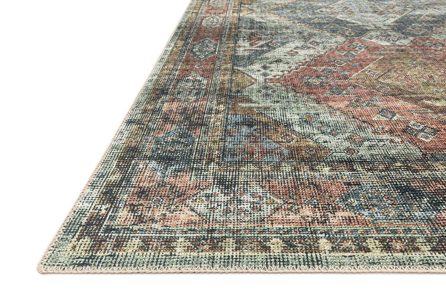 Apricot/Mist Area Rug