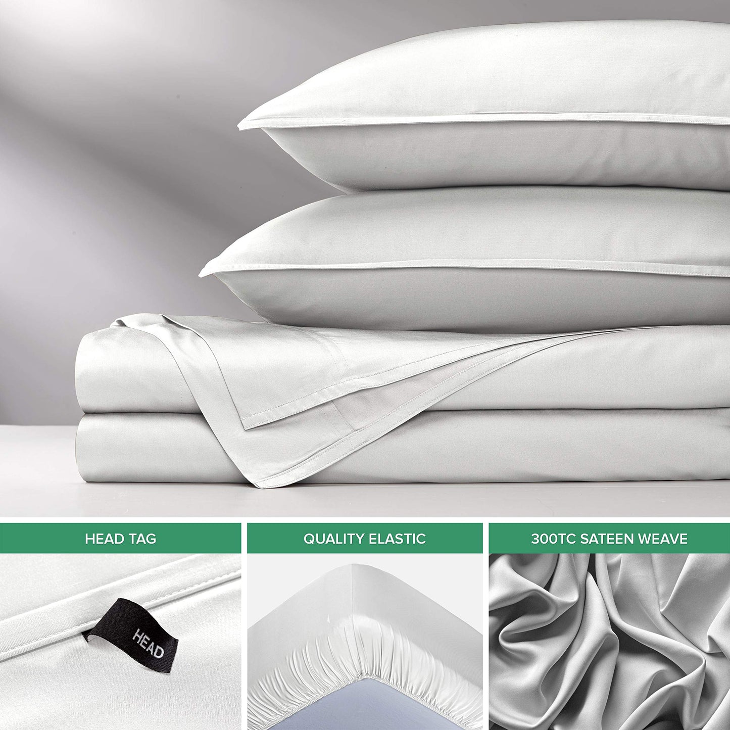 Bamboo bed sheet set