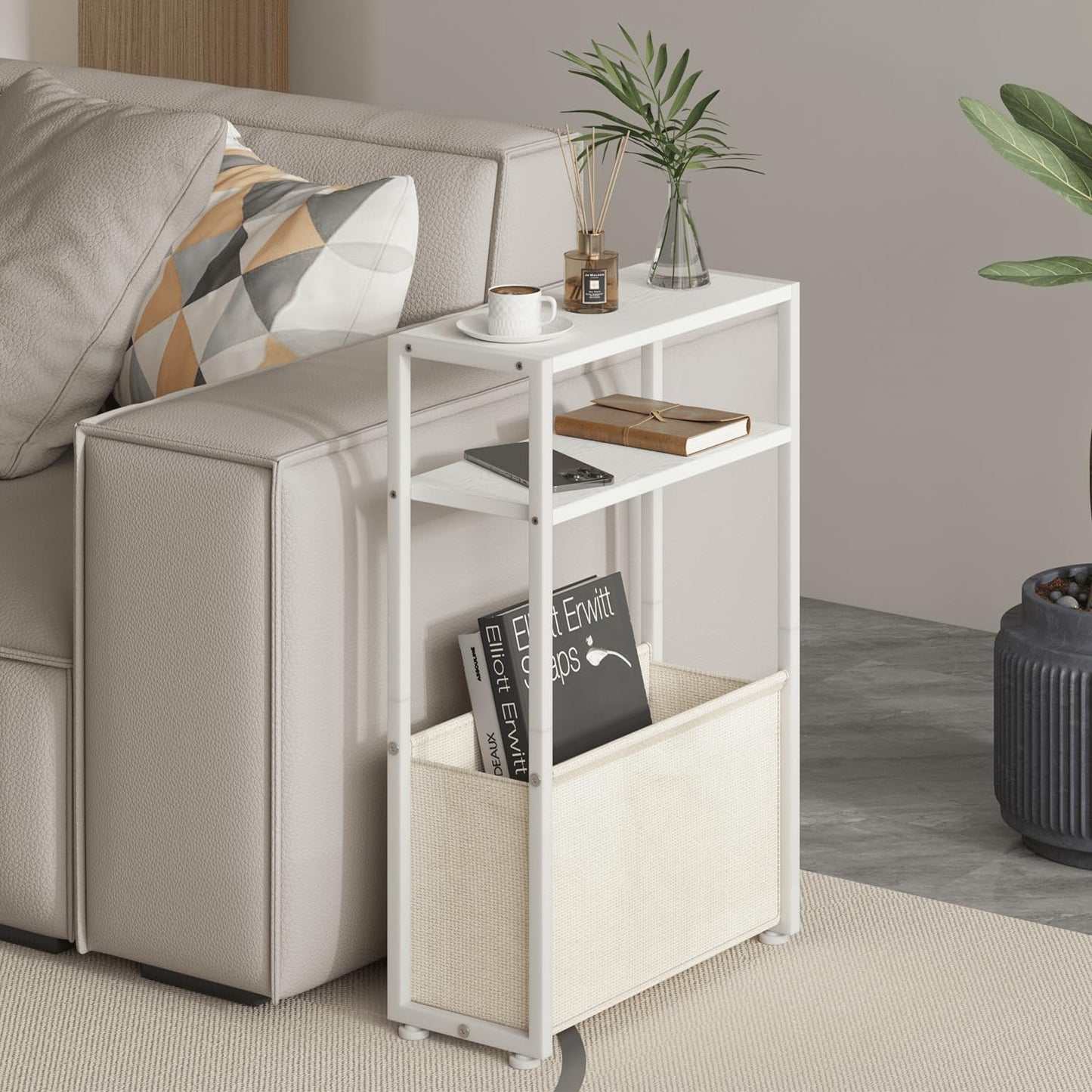 Compact Size & Large Storage End Tables
