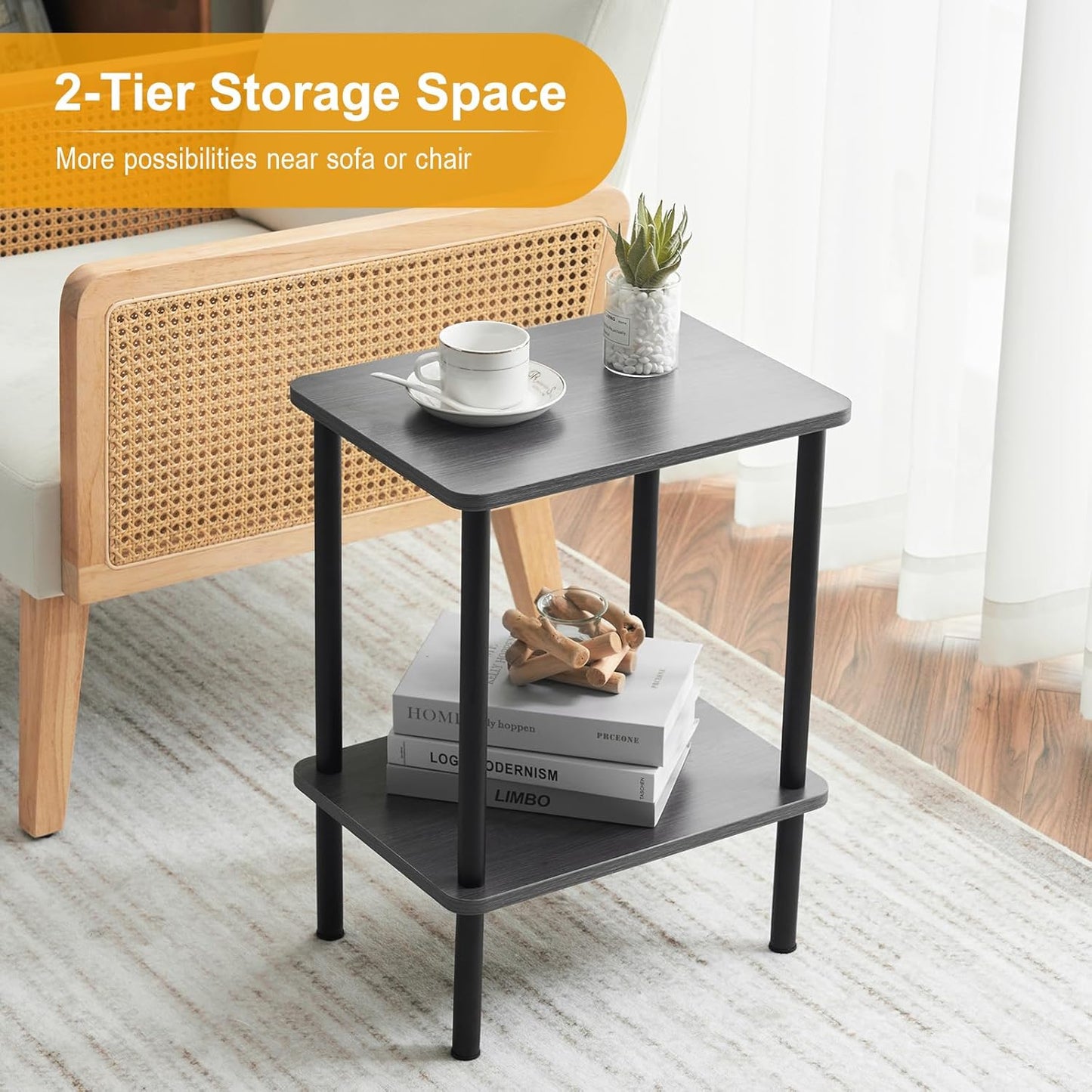 2 Tier End Table