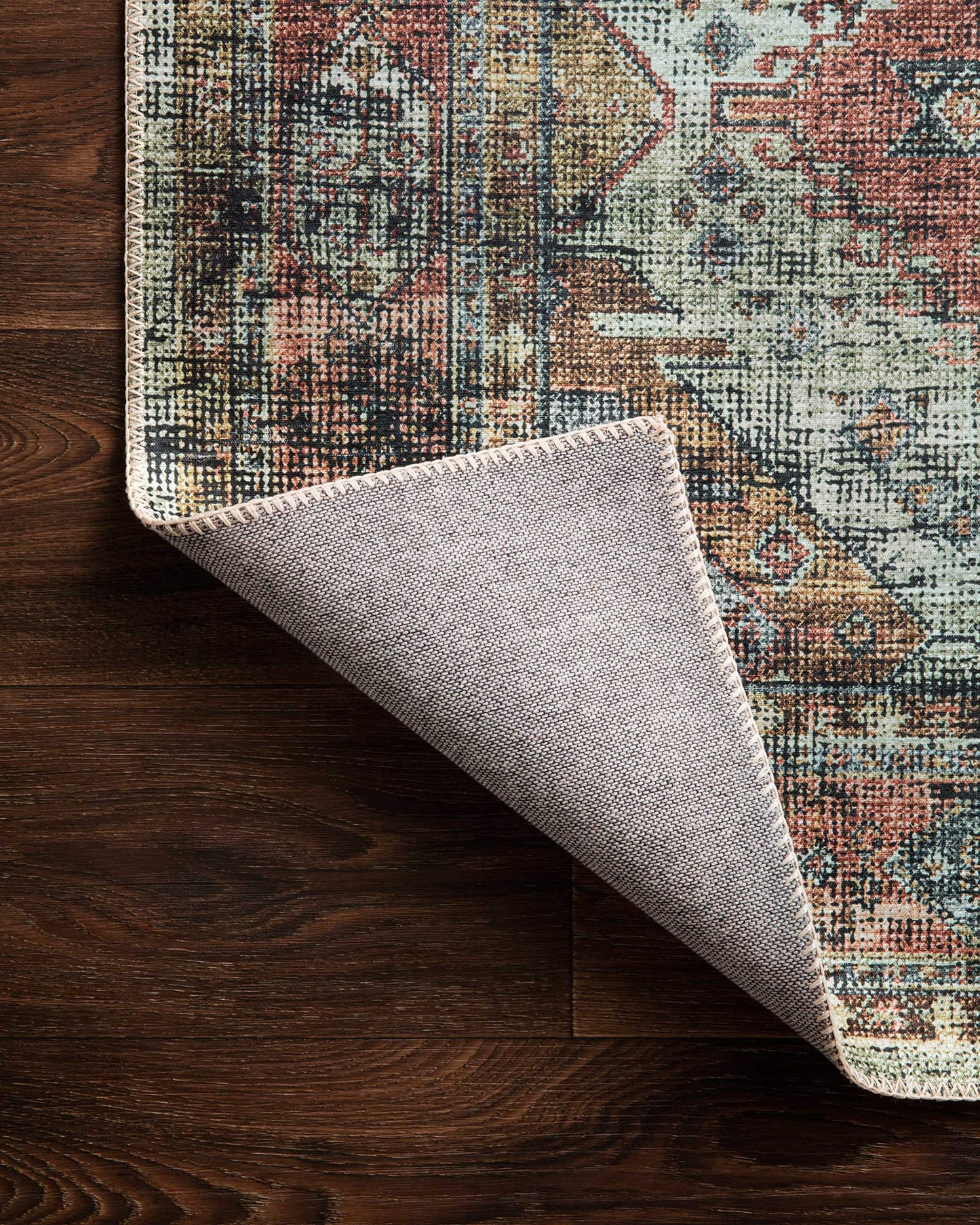 Apricot/Mist Area Rug