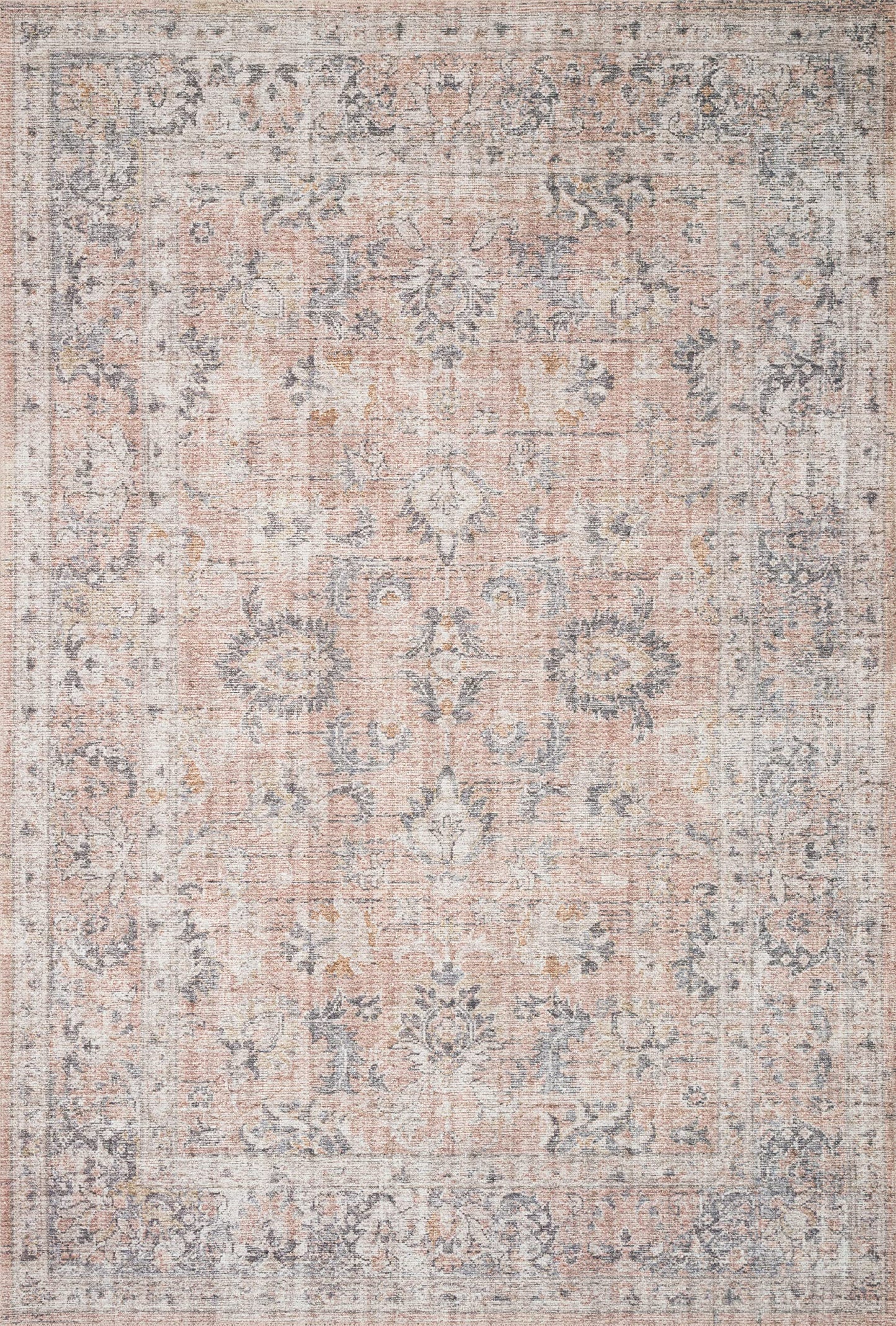 Blush/Grey Area Rug - 7'-6" x 9'-6"