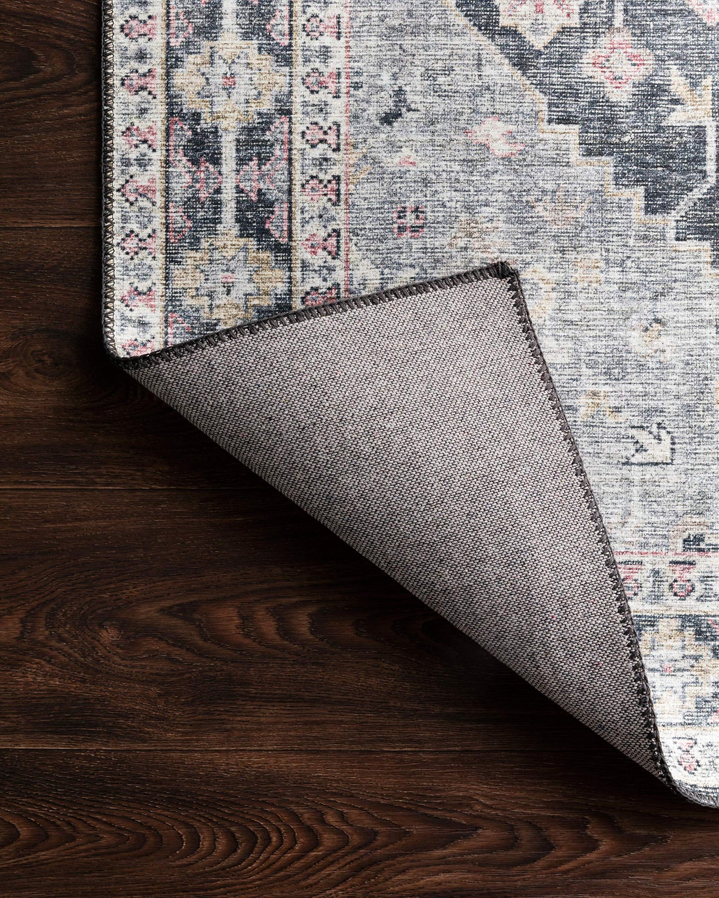 Charcoal/Multi Area Rug