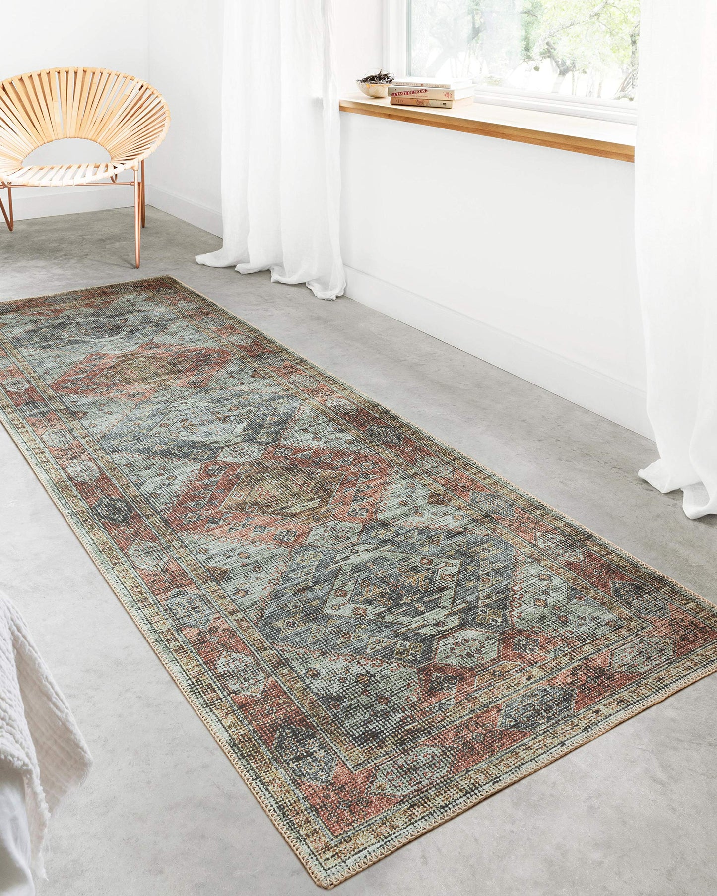 Apricot/Mist Area Rug