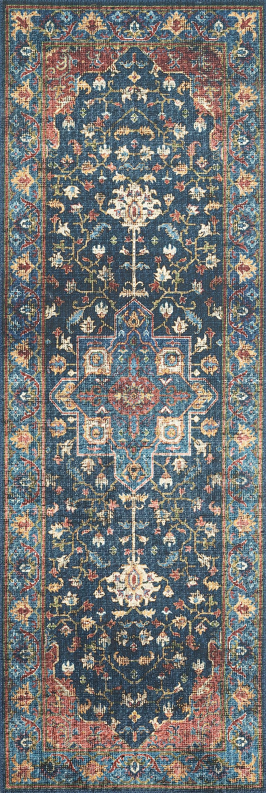 Denim/Brick Area Rug