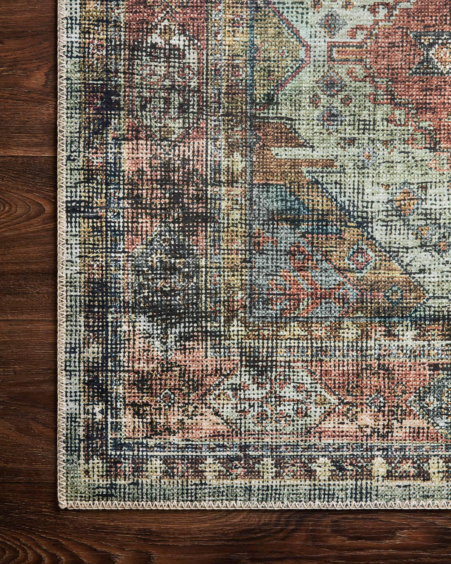 Apricot/Mist Area Rug