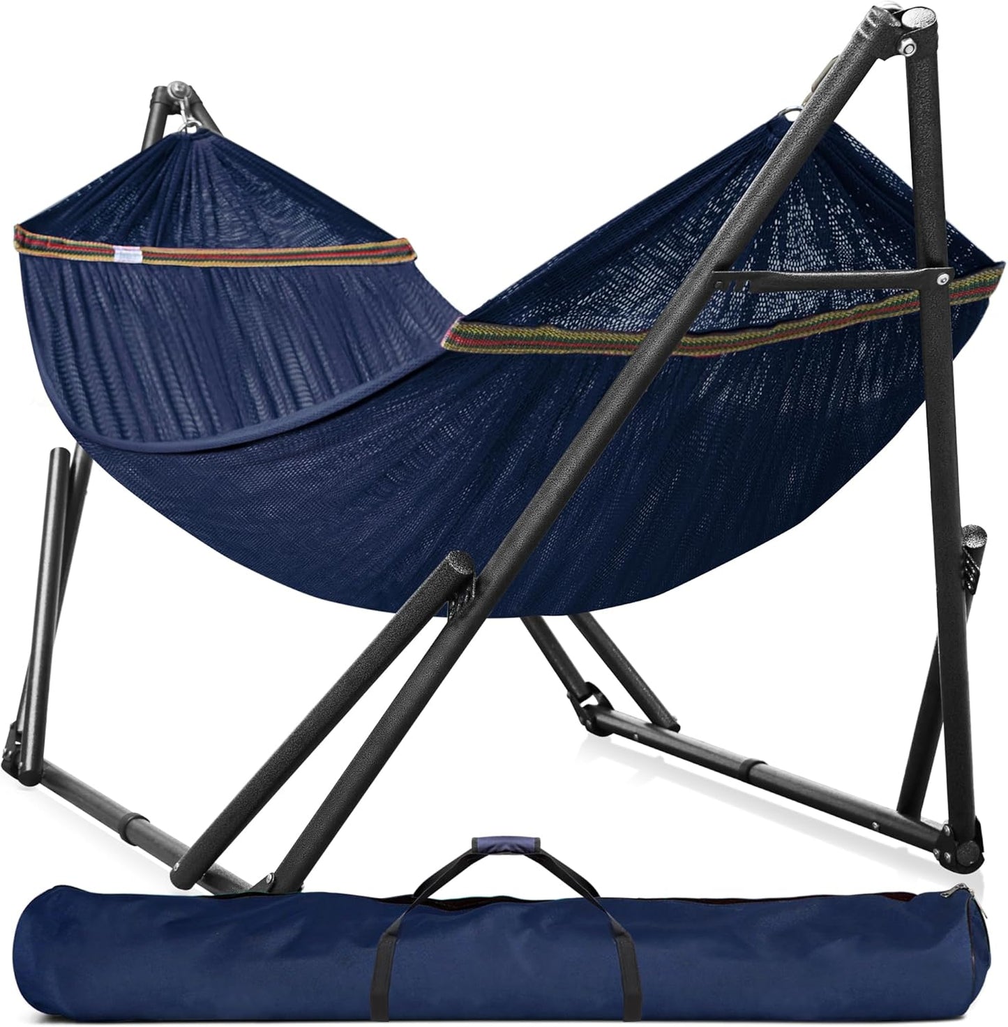 Double Hammock with Stand Included for 2 Persons