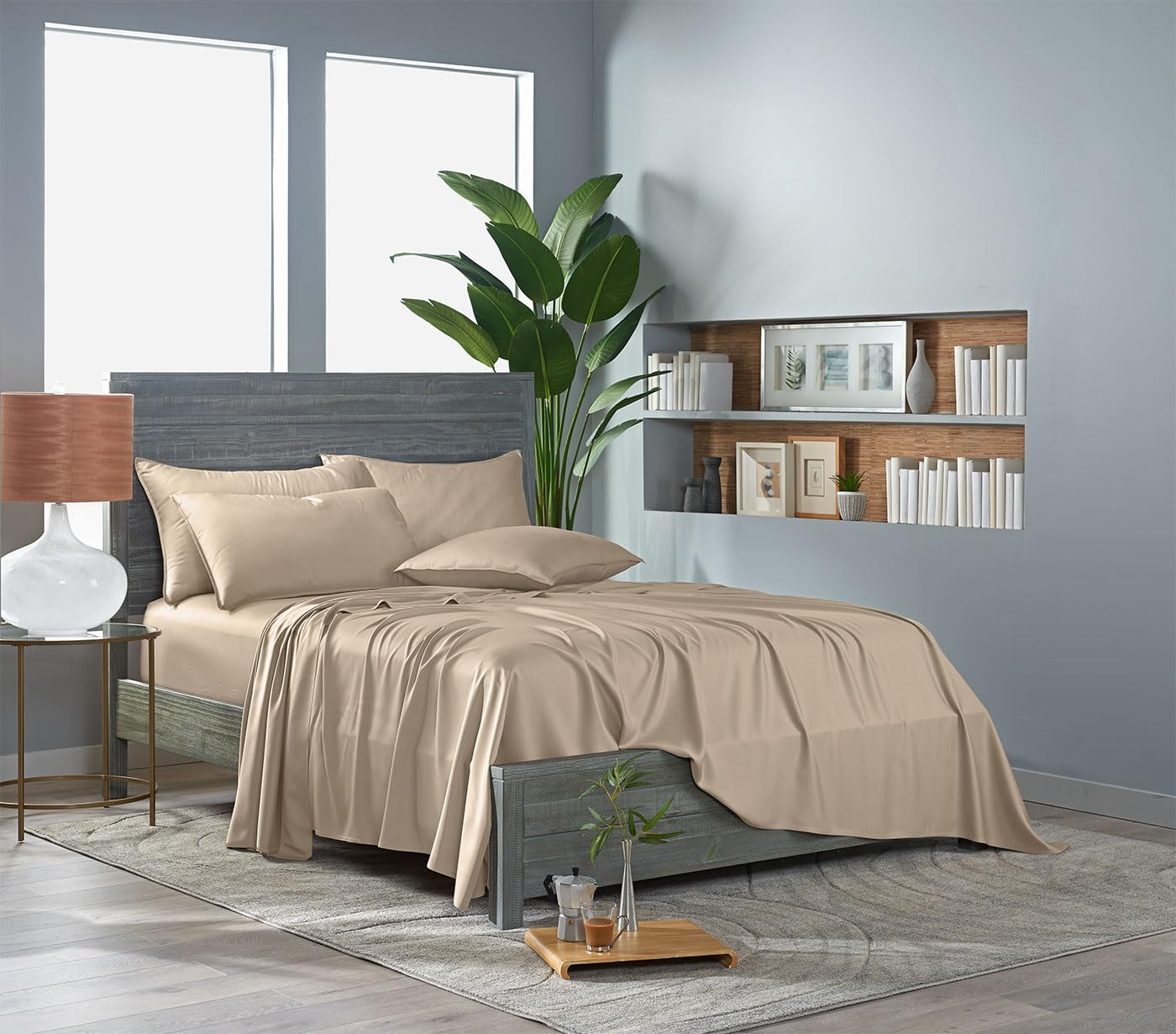 Bamboo bed sheet set