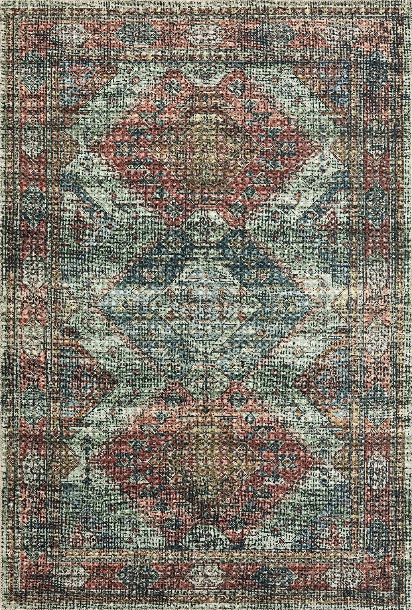 Apricot/Mist Area Rug - 7'-6" x 9'-6"