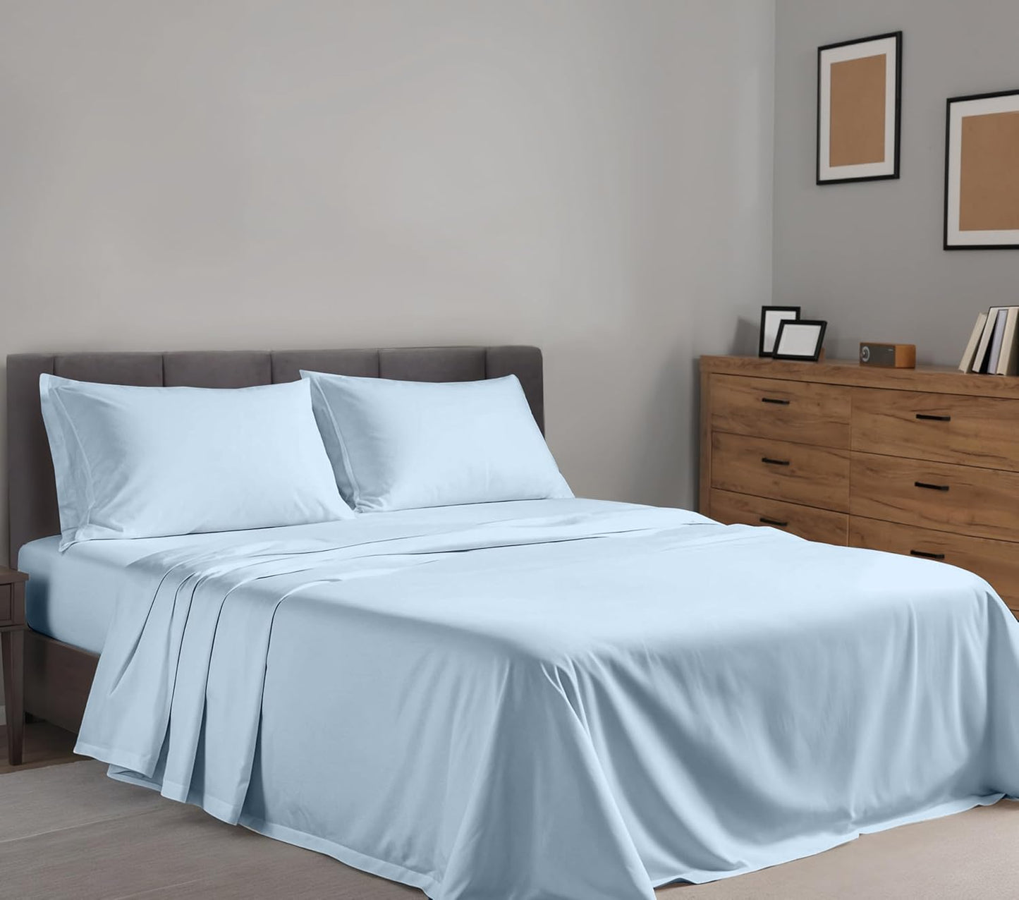 4 Pieces Cotton Sheets Set
