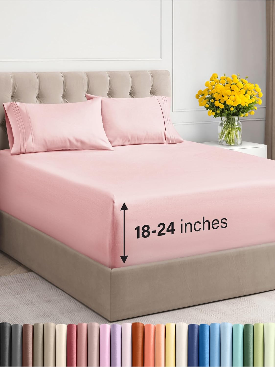 Extra Deep Queen Sheet Set - 6 Piece