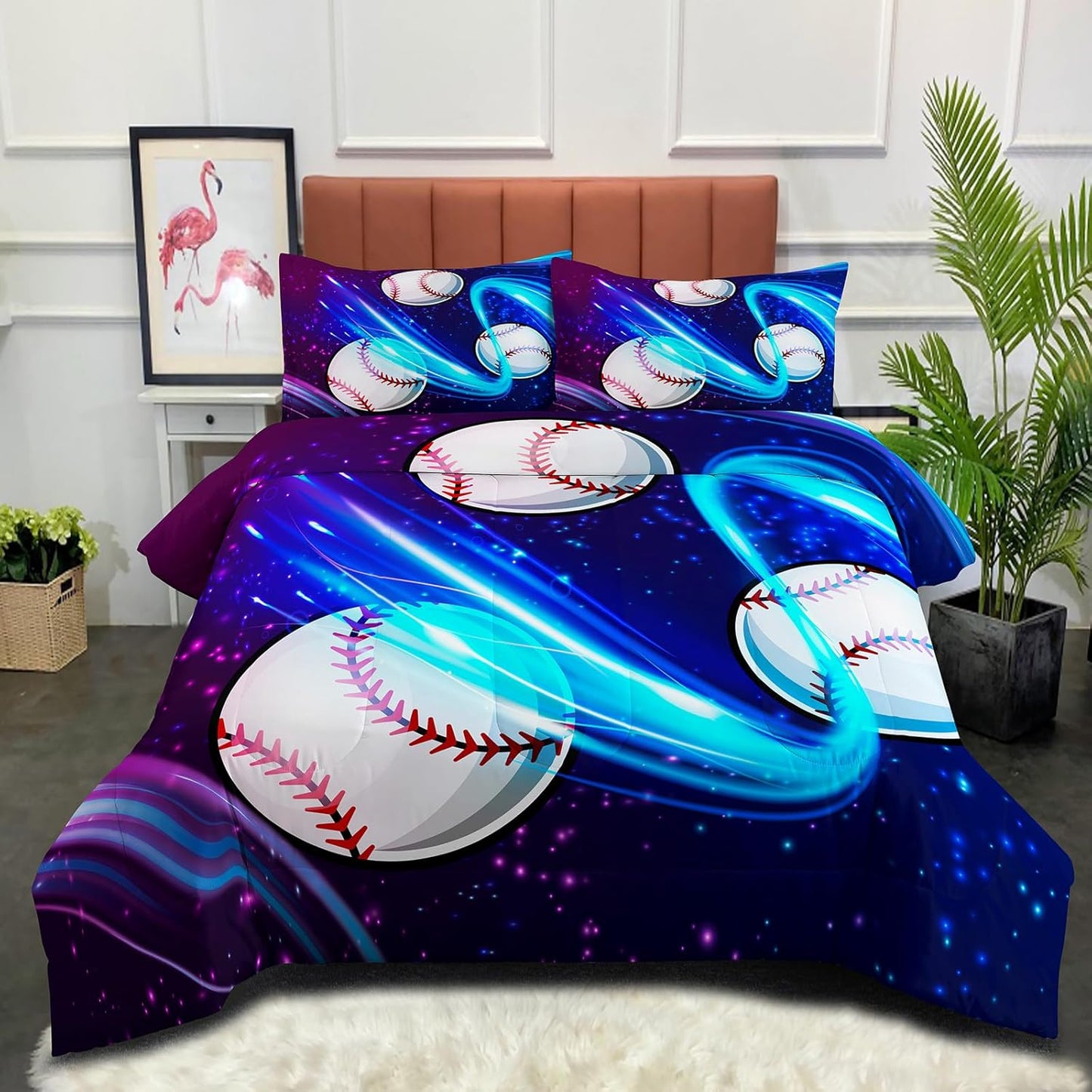 Basketball Bedding Set Twin 3D Printed