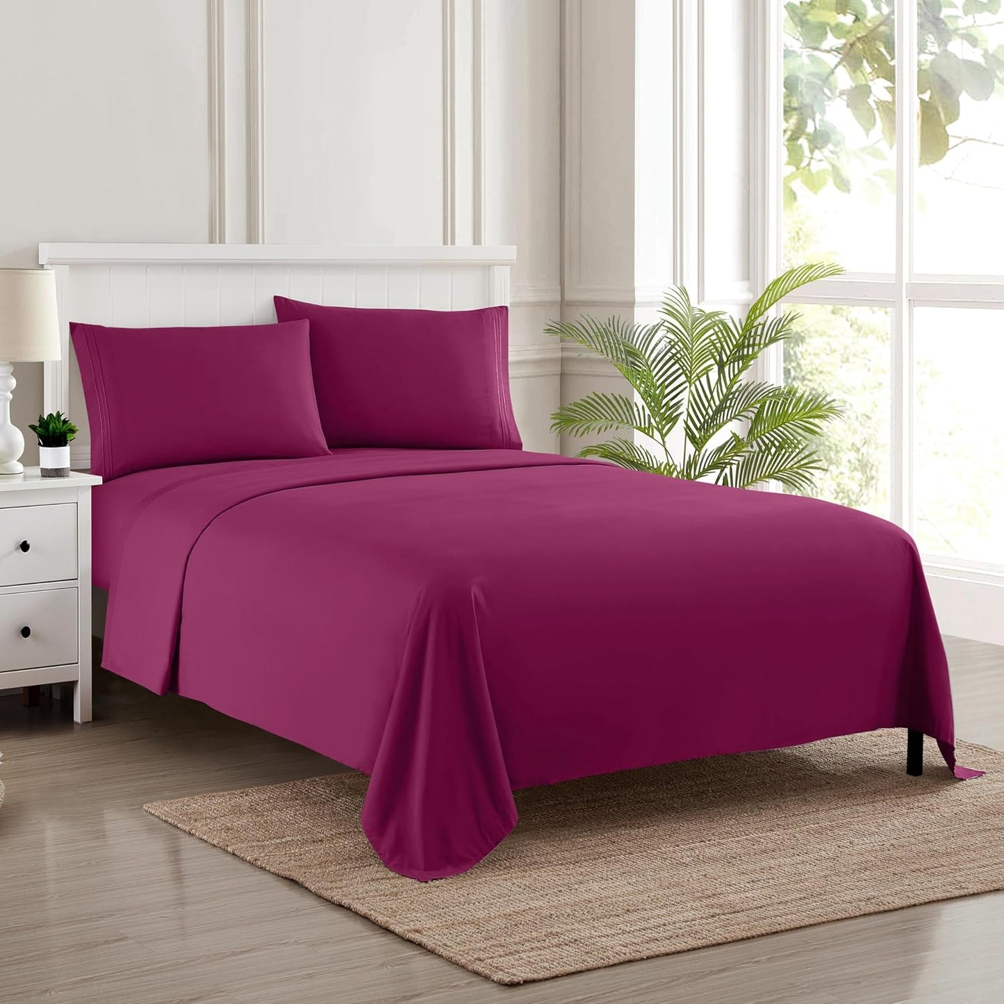 Breathable Luxury Sheets with Full Elastic