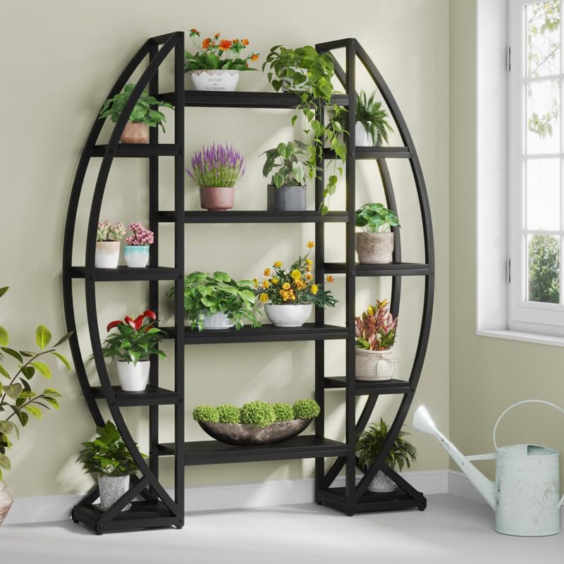 8 Tiered Curved Plant Stand