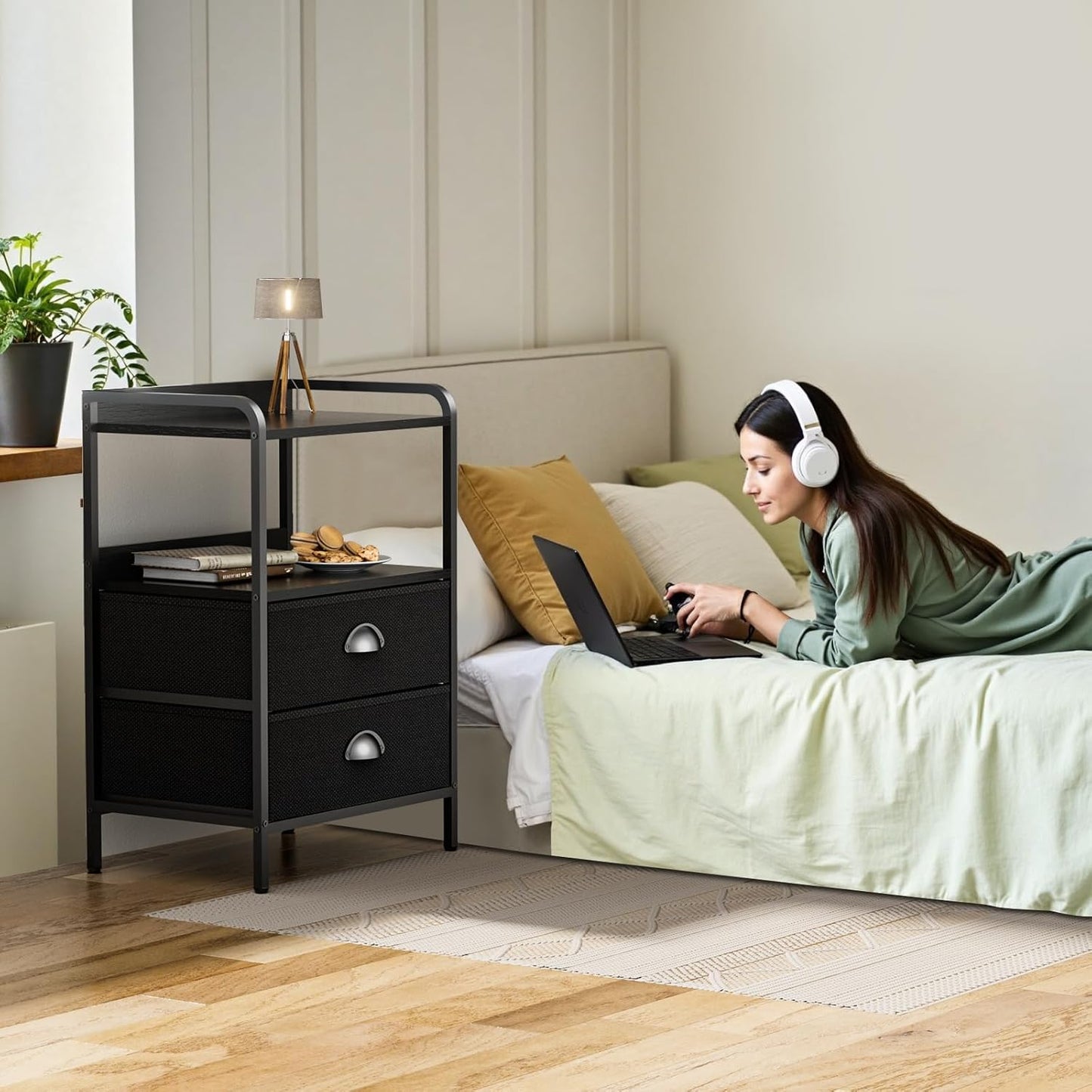 Nightstand Bedside Table