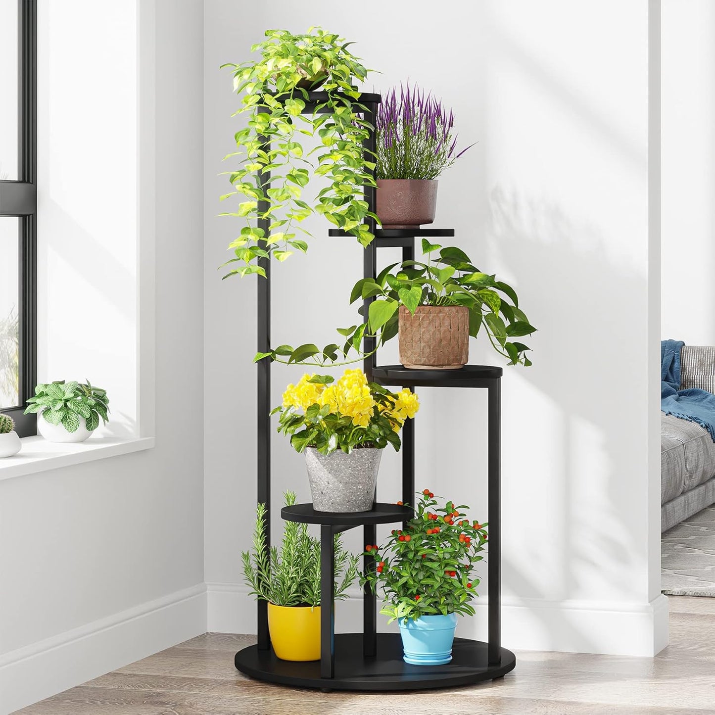 Indoor 4 - Tier Corner Plant Stand