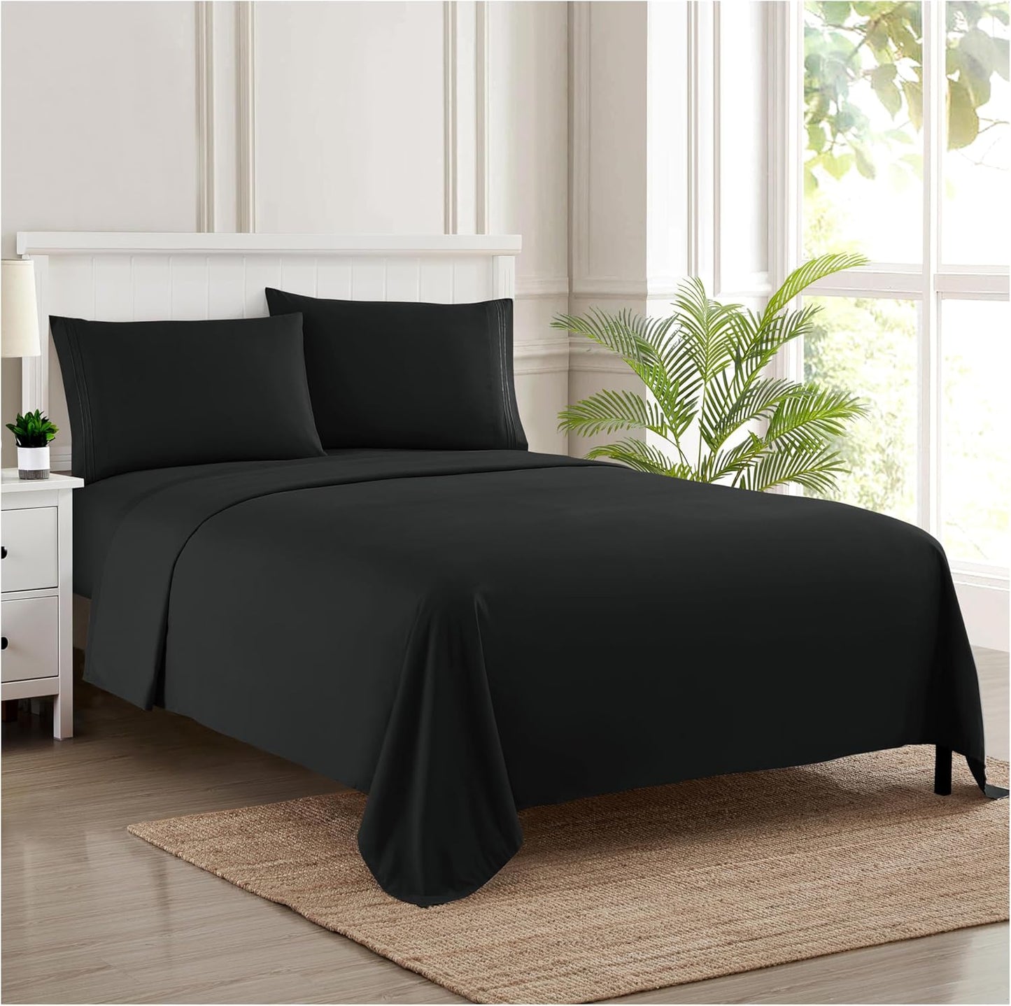 Breathable Luxury Sheets with Full Elastic
